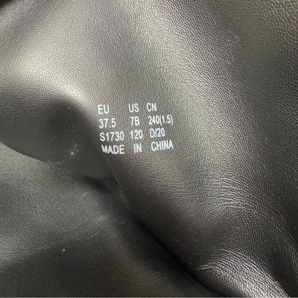 Stuart Weitzman Leather Over the Knee OTK Round Toe Flat Boots Black 7 - Picture 8 of 12